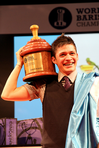 2012 World Barista Championship Winner, Raul Rodas